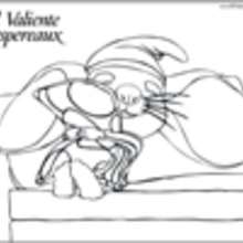 Dibujo del cariñoso ratón - Dibujos para Colorear y Pintar - Dibujos de PELICULAS colorear - Dibujos para colorear EL VALIENTE DESPEREAUX