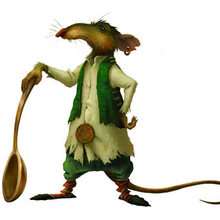 Imagen : Dibujo de la rata Roscuro