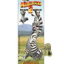 Marcador: Marty la cebra - Manualidades para niños - Manualidades infantiles - Marcadores y letreros muy chulos - Marcadores de páginas : Madagascar 2