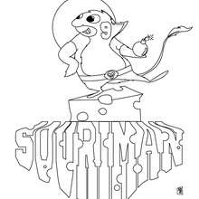 Dibujo SuperRaton - Dibujos para Colorear y Pintar - Dibujos para colorear SUPERHEROES - Superheroes de Yodibujo