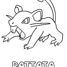 Dibujo para colorear : Rattata