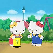Imagen : Dibujo Hello Kitty en el Parque