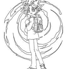 Dibujo personaje Yu Gi Oh 2 - Dibujos para Colorear y Pintar - Dibujos para colorear MANGA - Dibujos para colorear de YU GI OH - Dibujos para colorear PERSONAJES YU GI OH