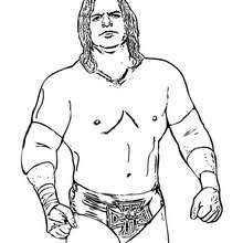 Dibujo para colorear : Triple H el luchador WWE
