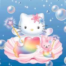 Fondo hello kitty sirenita - Dibujar Dibujos - Dibujos para DESCARGAR - FONDOS GRATIS - Fondos de escritorio Hello Kitty