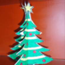 Árbol de Navidad 3D - Manualidades para niños - Manualidades NAVIDEÑAS - ADORNOS NAVIDEÑOS - DECORACION PARA NAVIDAD