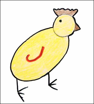 Aprender a dibujar pollito 