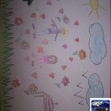 Dibujo dia de la madre de Maria Lorca - Dibujar Dibujos - Dibujos infantiles para IMPRIMIR - Dibujos DIA DE LA MADRE para imprimir - Dibujos del DIA DE LA MADRE por niños de 7 a 10 años