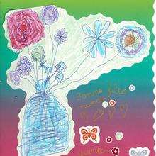 Dibujo del dia de la madre de Quentin (Francia) - Dibujar Dibujos - Dibujos infantiles para IMPRIMIR - Dibujos DIA DE LA MADRE para imprimir - Dibujos de niños de 4 a 6 años DIA DE LA MADRE