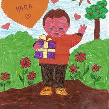 Dibujo del dia de la madre de Juan Castillo (España) - Dibujar Dibujos - Dibujos infantiles para IMPRIMIR - Dibujos DIA DE LA MADRE para imprimir - Dibujos del DIA DE LA MADRE por niños de 7 a 10 años