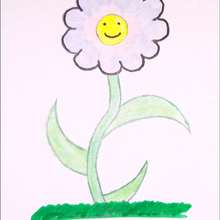 Aprender a dibujar dibujar una flor primavera 