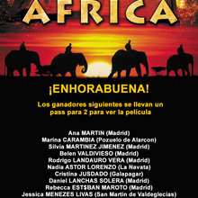 Africa, Resultados del concurso Viaje a África
