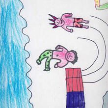 Ilustración infantil : Clavistas (Angel Souto, 9 años)