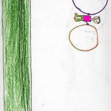 Ilustración infantil : Gimnasio (Angel Rodriguez, 9 años)