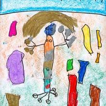 Ilustración infantil : Son olimpicos (Henar Martinez, 4 años)