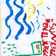 Ilustración infantil : Nadador olimpico (Lena Fachal, 5 años)