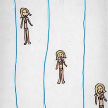 Natacion (Lucia Rodriguez, 7 años) - Dibujar Dibujos - Dibujos de NIÑOS - Dibujos de DEPORTES - Dibujos de los juegos olimpicos del CEIP A Gandara Sofan-Carballo