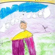 Ilustración infantil : Son olimpicos (Mario Quintela Rodriguez, 4 años)