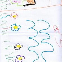 Ilustración infantil : Fan de los juegos olipicos (Olga Gomez, 5 años)