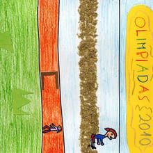 Ilustración infantil : Olimpiadas (Pablo Maseda, 8 años)