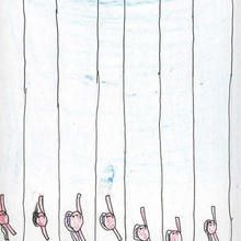 Ilustración infantil : Natacion (Paula Calvete, 9 años)