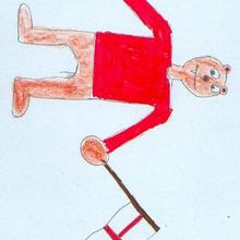 Ilustración infantil : Inglaterra 2012 (Tomas Benavides, 10 años)