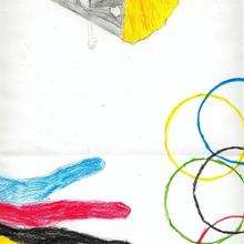 Ilustración infantil : Olimpismo (Iker Romero, 9 años)