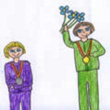Dibujos de los juegos olimpicos del CEIP Graxal - Cambre
