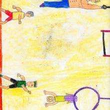 Dibujo de Victor Vilariño - 10 años - Dibujar Dibujos - Dibujos de NIÑOS - Dibujos de DEPORTES - Dibujos de los juegos olimpicos del CPI Pecalama - Tordoia (A Coruña)
