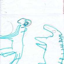 Ilustración infantil : Dibujo de Xurxo Costas - 4 años