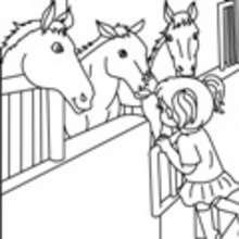 caballo, Dibujos para pintar CENTRO ECUESTRE