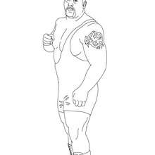 Dibujo para colorear : El luchador Big Show