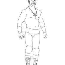 Dibujo para colorear : El luchador Sheamus