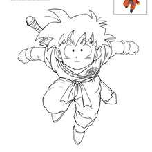 dragon ball z para colorear gohan