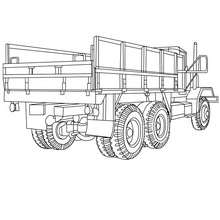 Dibujo para colorear : M813 camion cargo