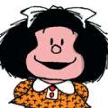 Mafalda sonrie