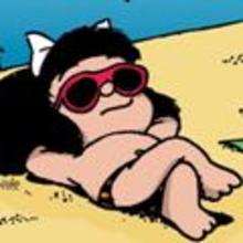 Mafalda a la playa