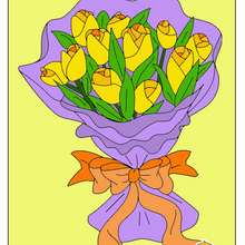 Ilustración : Dibujo de rosas para el dia de la madre