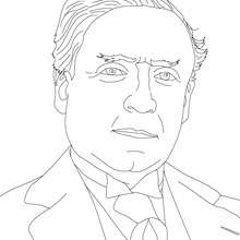 Dibujo para colorear : Primer Ministro HERBERT ASQUITH