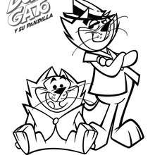 Dibujos colorear don gato y benito bodoque - es.hellokids.com