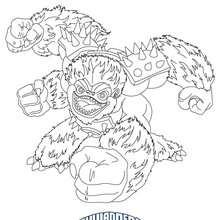 Dibujo para colorear : SLAMBAM  Skylanders Giants