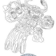 Dibujo de TREEREX para pintar Skylanders Giants - Dibujos para Colorear y Pintar - Dibujos para colorear SUPERHEROES - Dibujos de SKYLANDERS GIANTS para colorear