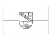 Escudo de SAJONIA-ANHALT para colorear - Dibujos para Colorear y Pintar - Dibujos para colorear los PAISES - ALEMANIA para colorear - ESCUDOS y BANDERAS de los LANDERS alemanes para colorear