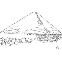 Dibujos para colorear piramide en egipto - es.hellokids.com