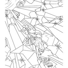 Dibujo de MERLIAH saliendo del mar para colorear gratis - Dibujos para Colorear y Pintar - Dibujos para colorear PERSONAJES - PERSONAJES ANIME para colorear - Dibujos BARBIE para colorear - Dibujos de BARBIE Una aventura de Sirenas para colorear