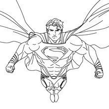 Dibujo para colorear : Superman es Clark Kent