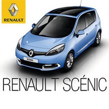 Puzzle en línea : Renault Scénic Coche Azul
