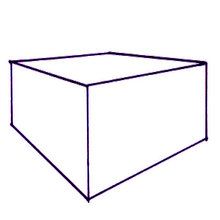 Truco para dibujar en vídeo : Dibujar un cubo en perspectivas
