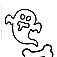 Dibujo para colorear : Fantasma de los Señordones