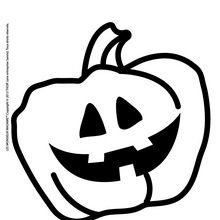 Dibujo para colorear : Jack o Lantern Halloween